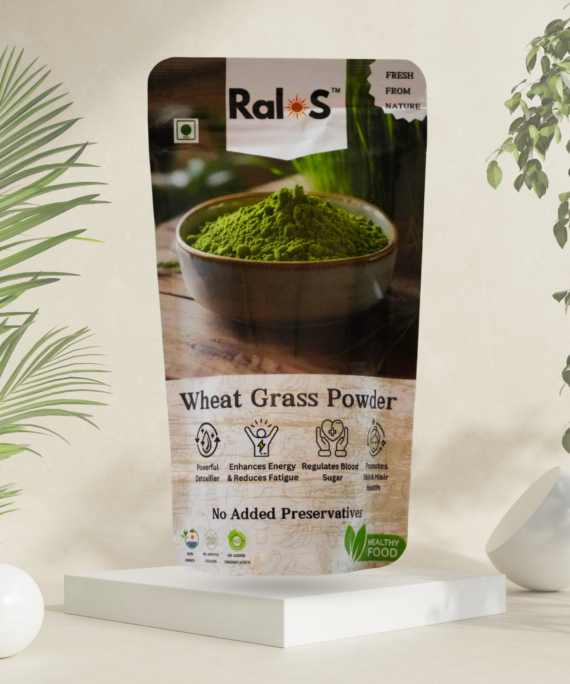 Pure Wheat Grass Powder | Natural Detox | Rich in Chlorophyll | Daily Wellness Drink