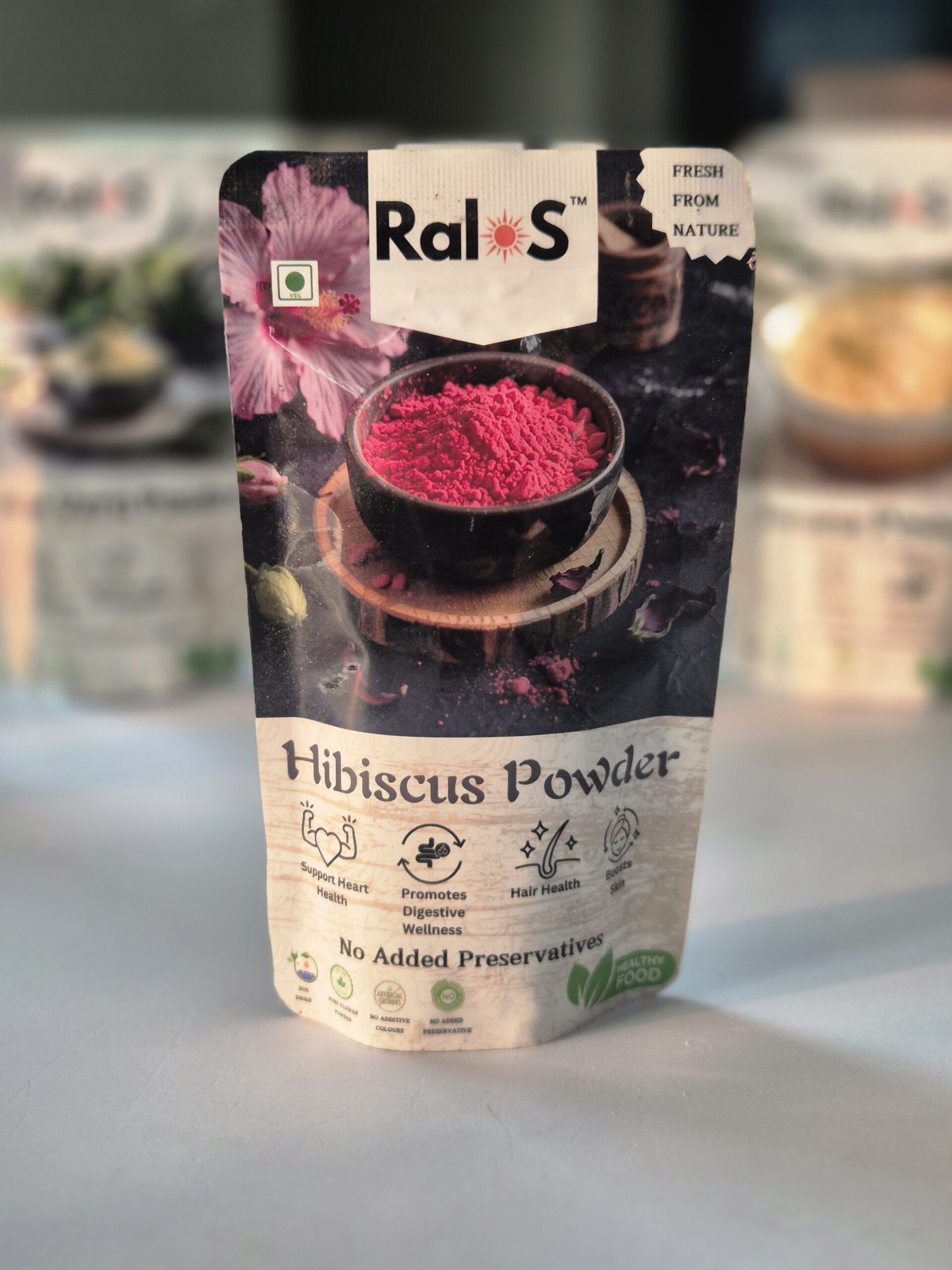 Pure Hibiscus Powder | Natural Hair & Skin Care | Rich in Antioxidants | Herbal Wellness