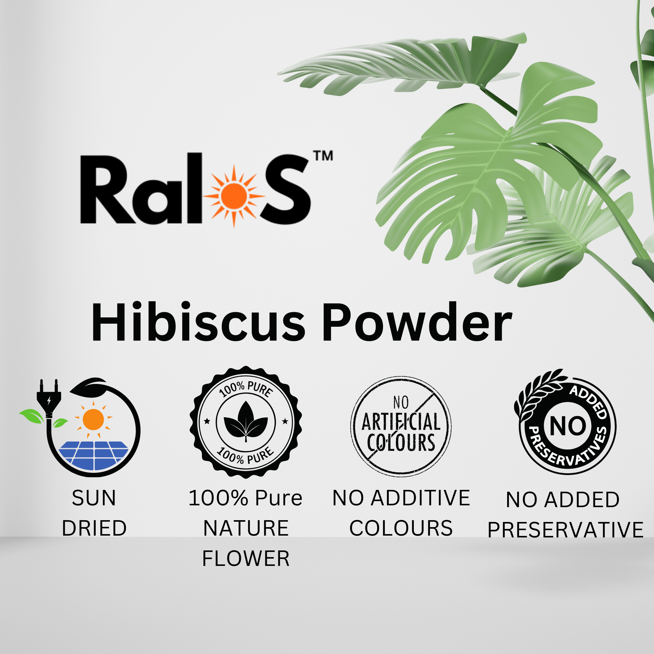 Pure Hibiscus Powder | Natural Hair & Skin Care | Rich in Antioxidants | Herbal Wellness