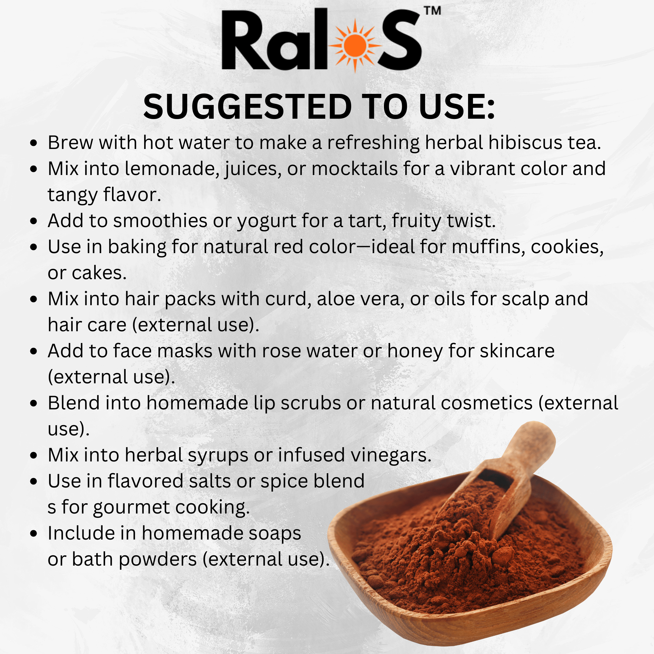 Pure Hibiscus Powder | Natural Hair & Skin Care | Rich in Antioxidants | Herbal Wellness