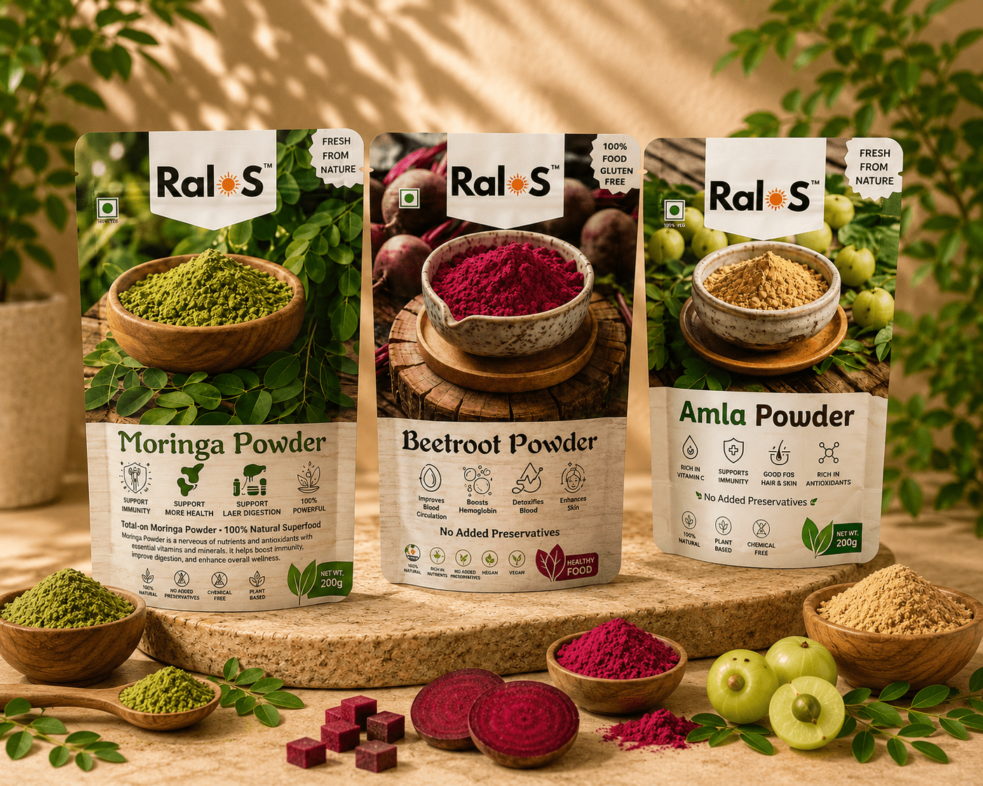 Moringa ,Beetroot & Amla combo