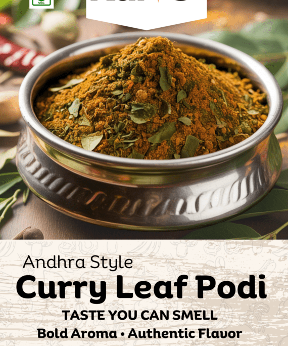 Curry Leaf Podi | Natural Curry Leaves Powder for Hair & Health