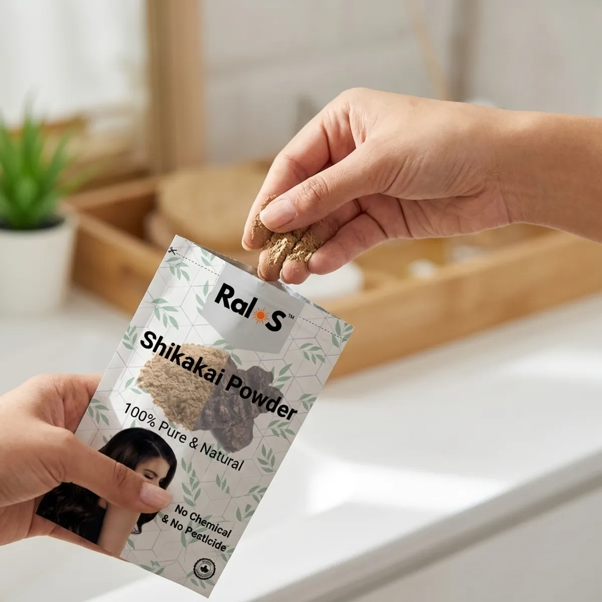 Shikakai Powder for Hair Growth | 100% Natural Herbal Cleanser