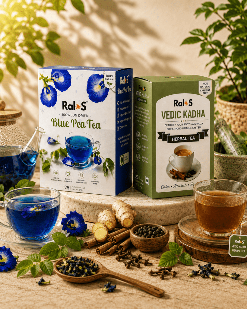 Blue tea