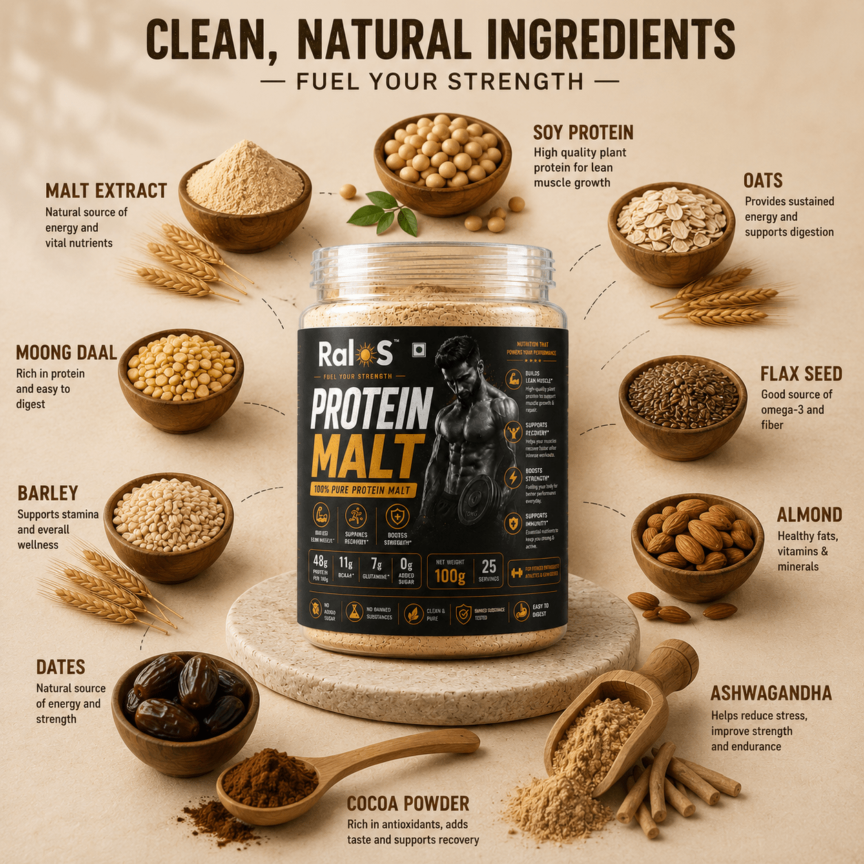 Protein Malt Powder