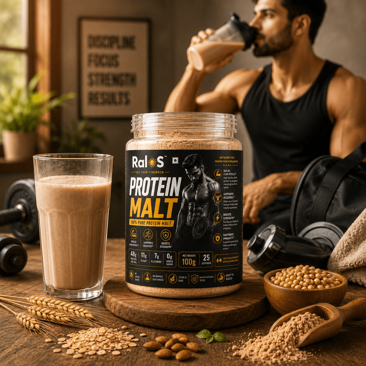 Protein Malt Powder