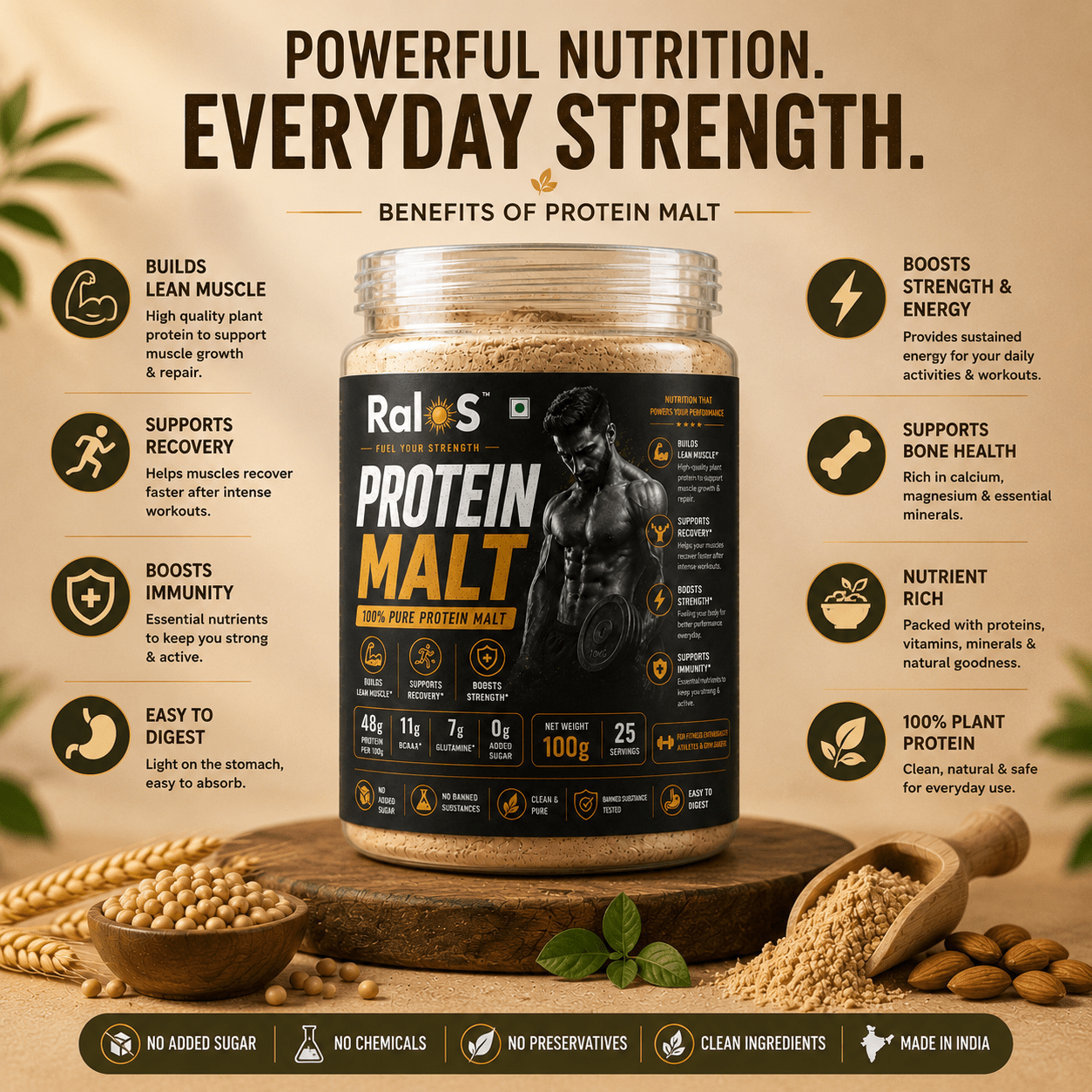 Protein Malt Powder